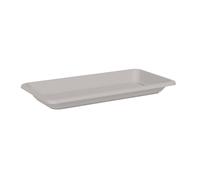 Sottovaso Rettangolare per Vaso a Cassettone Tikal Saucer Cloud 82x36 cm in