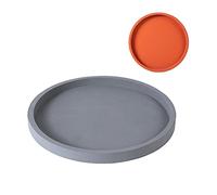 Sottovaso rotondo per piante grasse e bonsai, vassoio antigoccia durevole per uso interno/esterno, dimensioni 1115 pollici, colore rosso, diametro 26 cm