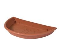 Sottovaso Semicerchio Omnia 34 cm in plastica