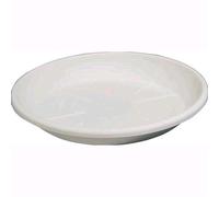 SOTTOVASO TONDO BIANCO in resina per VASO FESTONATO da 80 cm