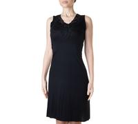 Sottoveste camicia da notte abito spalla larga viscosa e macramè Tramonte 549