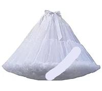 Sottoveste da donna Cute Lady Super Fluffy Princess Gonna in cotone Tutu con tutore in filato 55 cm Sottoveste nuvola disossata per donna