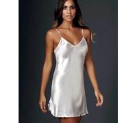 Sottoveste donna Andra corto spalla stretta in raso con spacchi laterali art 833