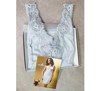 Sottoveste donna spalla larga con reggiseno ed inserti in pizzo ANDRA art 84