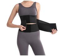 Sottoveste Modellante Donna Short Donna Guaina Addome Vita Incinta Protezione del contratto Shapeware Cintura maternità Donna Shapeware Guaina Contenitiva Donna Pancia Piatta Snellente (Black, XL)