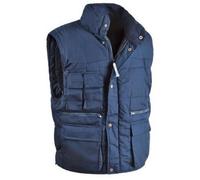 Sottozero Gilet da lavoro Antares Blu con imbottitura interna 4 tasche esterne