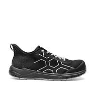 Sottozero Work FLEXIFLY S1PS, Scarpe Antinfortunistiche da Lavoro Uomo Donna, Leggere con Calzata Senza Mani Wave-in (Nero/Grigio, Sistema Taglie Calzature EU, Adulto, Uomo, Numero, Media, 44)