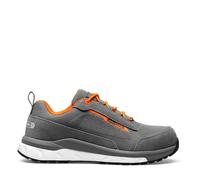 Sottozero Work SOCIM Shuttle S3S HRO SR FO Scarpa Bassa Antinfortunistica da Lavoro Antiperforazione, Uomo/Donna (Grigio/Arancione, Sistema Taglie Calzature EU, Adulto, Numero, Media, 45)