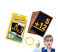 Sottrazione Flash Card, Moltiplicazione e Divisione Flash Cards, Flash Cards 50 Carte Totale Matematica Carta Per La Scuola Matematica Per Bambini