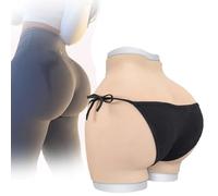 SoTUCR Mutande in Silicone Realistici con Grandi Glutei Morbida Elastica Modellatrice del Corpo Mutandine con Cuciture Naturali per Drag Queen,Color 1,Basic