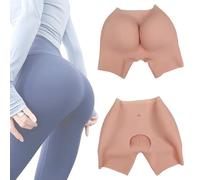 SoTUCR Mutande Realistiche in Silicone per Sollevare I Glutei Aperte E Fianchi Modellare Mutandine A Vita Alta Traspiranti per Donne,Color 2,One Size