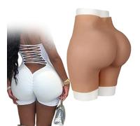 SoTUCR Mutande Sollevatrici in Silicone Ultra Realistiche Realistica per I Fianchi con Mutandine Aperte per L'inguine Finta per Modellare Glutei per Donne,Color 1,Thicken hips 1.6cm