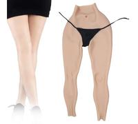 SoTUCR Mutande Vaginali Finte in Silicone Realistiche Slip da Uomo A Vita Alta A Triangolo per Il Sedere Modellatore per Donne,Color 1,Basic