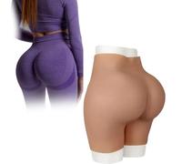 SoTUCR Mutandine in Silicone per Il Sollevamento dei Fianchi, con Apertura sul Cavallo, per Aumentare I Glutei, per Donne, Travestite,Color 2,One Size