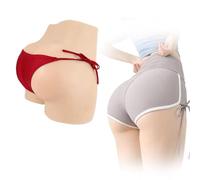 SoTUCR Mutandine Vaginali Finte in Silicone Realistiche Sollevatore di Glutei Biancheria Intima Modellatrice Femminile Mutandine Imbottite per Donne,Color 2,UpgradeM