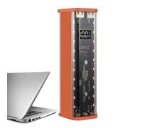 Soudage - Pas de Coque de Soudage Powerbank, Pas de Rangement de Batterie de Soudage - 22,5 W Pas de Boîtier de Stockage Du Support de Batterie de Soudage,Transparent Léger 2 Porte USB Sleeve