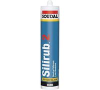 Soudal 120489 Neutral Silicone"SILIRUB 2, 310 ML, colore: grigio
