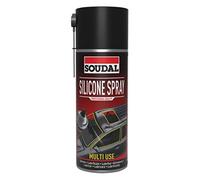 Soudal, 3 spray siliconico lubrificante, per metallo, gomma, plastica, 400 ml