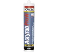 Soudal ACRYRUB PRO W Acrilico Colore Nero 9203 310 ml