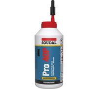 Soudal â€“ Pro 40P legno colla resistente al acqua bottiglia di 750 g â€“ BEIGE