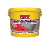 Soudal A26 COLLA Adesivo pavimenti morbidi rivestimenti moquette vinile 1 / 5 KG