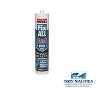 SOUDAL FIX ALL FLEXI ml 290 - ADESIVO SIGILLANTE BIANCO POLIMERICO UNIVERSALE