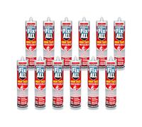 Soudal, Fix All High Tack Invisible, 12x290ml, Trasparente, Alta Presa Iniziale e Forza Finale, Per Incollaggi e Sigillature, Ideale per Carichi Pesanti e Superfici Porose