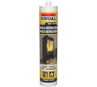 Soudal Mastice refrattario 300 ml. Nero