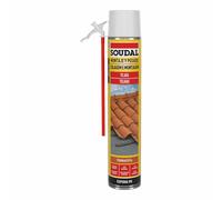Soudal Schiuma poliuretanica per tetto e tegole manuale Rosso 750 ml Clima E Bri
