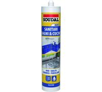 Soudal-Silicone Acetico Per Sanitari Soudal Bianco