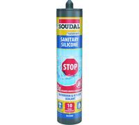 Soudal SILICONE ACETICO PER SANITARI ''MUFFA STOP'' ml. 290 - Bianco 12 PZ