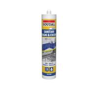 Silicone acetico per sanitari bianco 300 ml Bianco