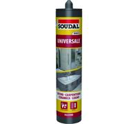 Soudal SILICONE ACETICO UNIVERSALE ml. 280 - Bianco (confezione da 12)