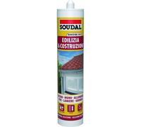 Soudal SILICONE NEUTRO PER EDILIZIA ml. 300 - Bianco avorio Ral 1013 (confezi...