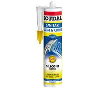 Soudal-Silicone Acetico Per Sanitari Soudal Bianco
