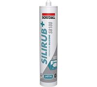 Soudal Silirub+ S8100 Premium Silicone sanitario Neutral Trasparente