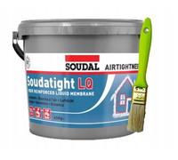 SOUDAL SOUDATIGHT LQ MEMBRANA LIQUIDA INTERNA NERA 4,5 kg + PENNELLO OMAGGIO