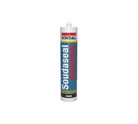 Soudaseal Supertack - Sigillante adesivo polimerico ibrido Soudal, cartuccia da 290 ml, colore: Bianco