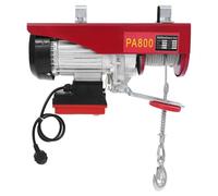 soudesileim Verricello elettrico da 250/800/1000 kg, con telecomando, 80 m, cavo singolo/doppia corda, lunghezza filo d'acciaio, 12 m, altezza di sollevamento 6-12 m, cavo elettrico da 220 V (800 kg)