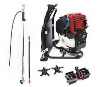 Soudesileim Zaino professionale a 4 tempi, decespugliatore a benzina, decespugliatore motore 36 cc con lama 2T, risparmio di carburante, per diserbo, allentare il terreno