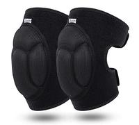 Soudittur Regolabili Ginocchiere di Protezione Anticollisione Ginocchiera Spessa Spugna Supporto Ginocchio Antiscivolo per MTB, Pallavolo, Danza, Lavoro, Snowboard