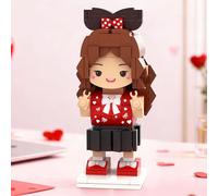 SOUFEEL Figure personalizzate realizzate con mattoncini da costruzione Puzzle con blocco di foto personalizzato Regali di compleanno di Festa del Mamma Regalo Perfetto per Papà, Madre (Stile 01)