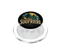 Soufriere vintage Santa Lucia souvenir da viaggio regalo PopSockets PopGrip per MagSafe