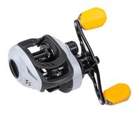 Sougayilang Baitcasting Reel 8,2 kg in fibra di carbonio Drag 7.1: 1 Baitcasters Innovazione High-tech Baitcast Mulinelli da Pesca-Arancione- Sinistro