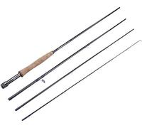 Sougayilang Canna da pesca a mosca, leggera e ultra portatile, 4 pezzi, in grafite, canna da pesca a mosca, 5/6, starter completo, 7/8, sughero in gomma e manico in EVA-5