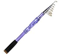 Sougayilang Canna da pesca telescopica in fibra di carbonio, attrezzi da pesca portatili per viaggi in acqua dolce e salata, adatta per donne 1,8/2,1/2,4/2,7/3,0m-Z27