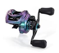 Sougayilang MAX Baitcasting Reel 8.0:1 High Speed Gear Ratio Mulinello da pesca 8,2 kg in fibra di carbonio Drag Baitcaster Bobine con sistema di frenatura magnetica per acqua salata e acqua dolce
