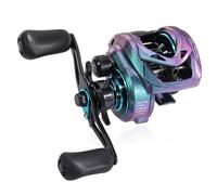 Sougayilang MAX Baitcasting Reel 8.0:1 High Speed Gear Ratio Mulinello da pesca 8,2 kg in fibra di carbonio Drag Baitcaster Bobine con sistema di frenatura magnetica per acqua salata e acqua dolce