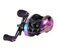 SOUGAYILANG Mulinelli BaitCaster, Mulinello da Pesca Baitcaster Leggero 15LB Drag, Cuscinetti Inossidabili, 9 Sistema Frenante Magnetico, Rapporti di Trasmissione 7.2:1 [Prestazioni eccellenti] - Buon