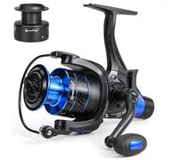 Sougayilang - Mulinelli da Pesca per Carpe 13+1BB, Mulinelli da Spinning, Mulinello da Pesca Fluido e Potente, Mulinello per Carpe con Bobina di Ricambio - KOL40